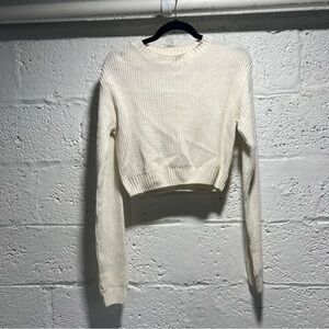ARDENE White Knit Sweater